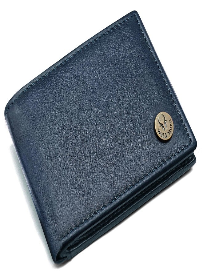 وايلدهورن طقم هدايا راخي من وايلد هورن للأخ - طقم رجالي فاخر | طقم هدايا يتضمن محفظة جلدية وحزام وراخي مع علبة هدايا منزلقة فريدة للأخ (أزرق) - Image 2